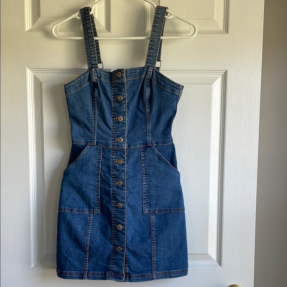 H&M Divided Blue Denim Dress